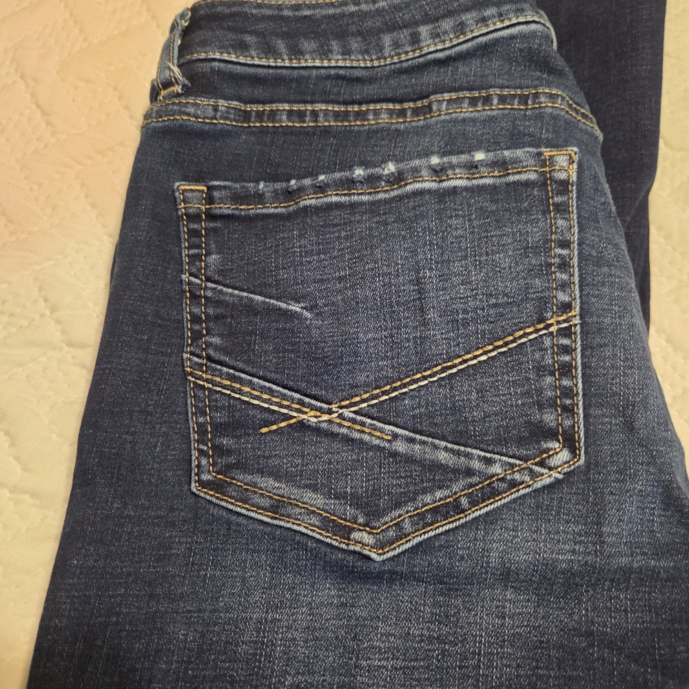 BKE Women's Dark Blue Boot Cut Jeans
